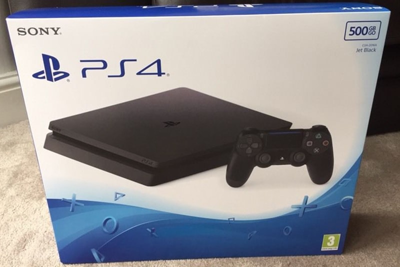 Play-Station 4 PS4 1TB Slim Edition Jet Black With 1 Wireless Controller