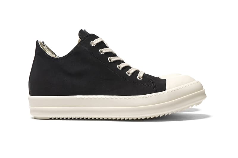 black and white rick owens shoes