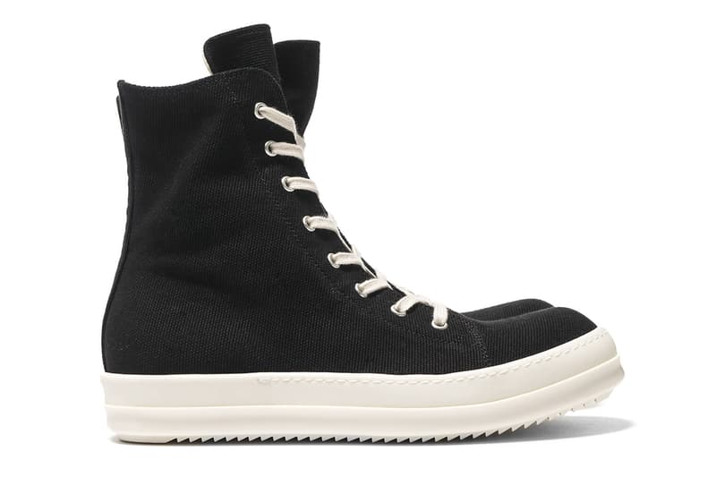 black and white rick owens shoes