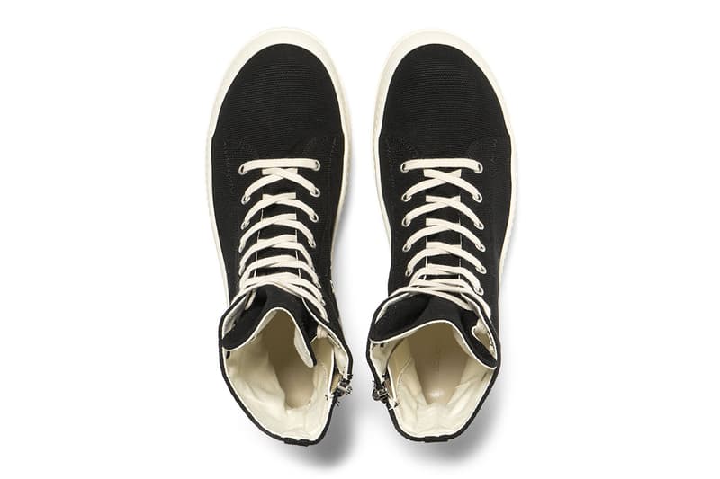 black and white rick owens shoes