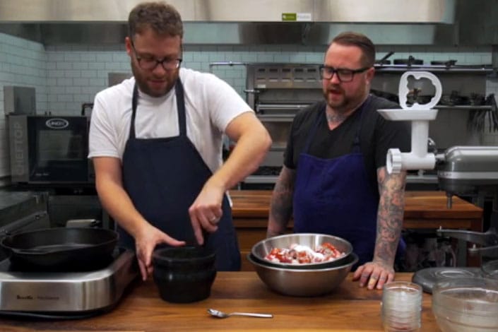 Learn How to Make a Sausage With Seth Rogen