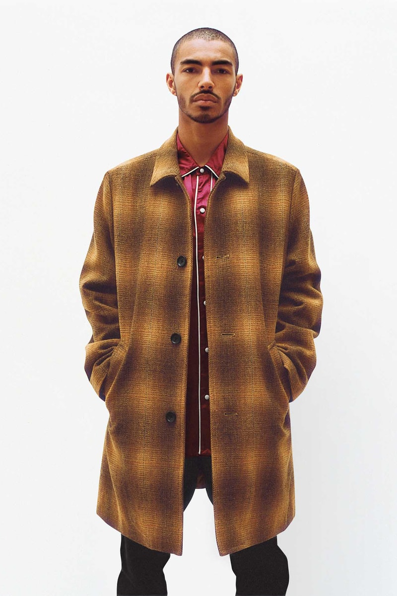 Supreme Tartan Overcoat