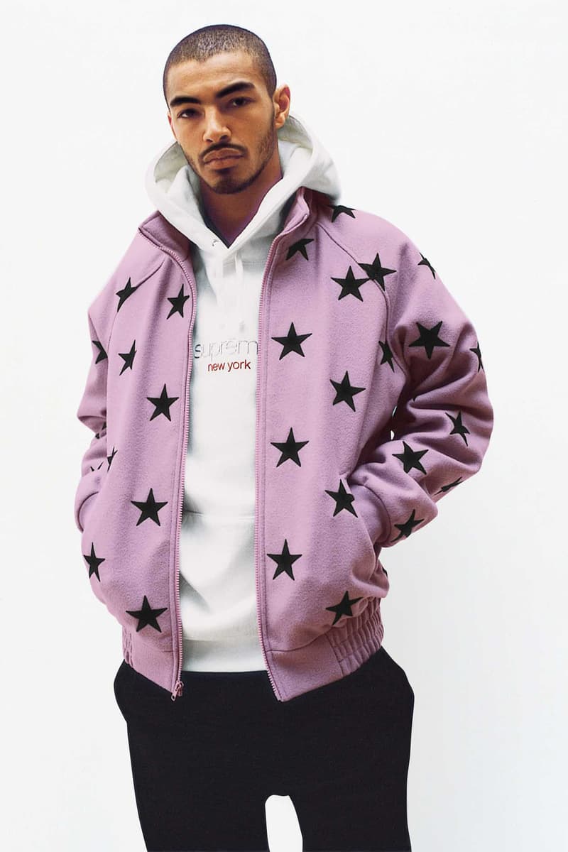 Supreme Lilac Stars Zip-Up