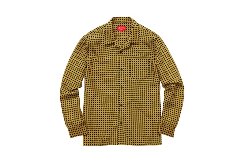 supreme cane silk shirt