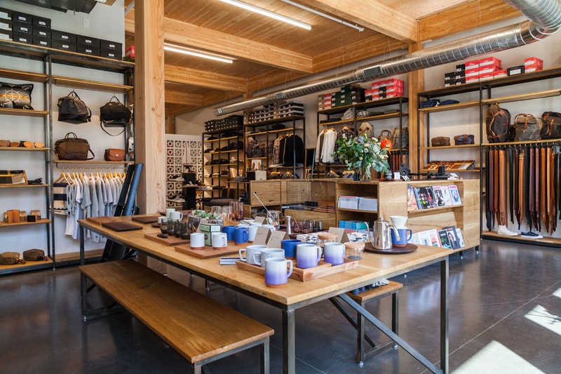 Tanner Goods Portland Flagship Location Leather Los Angeles San Francisco Mazama Wares Ceramics The Wayback Cafe Beer