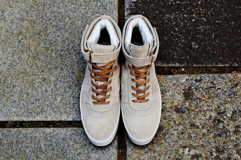 UBIQ MADE in JAPAN Series Introduces VAGET J beige natural black tan leather suede sneakers boots