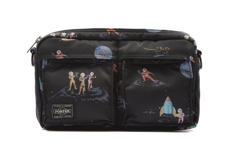 Undercover Porter Cross Body Bag Space Grey Black