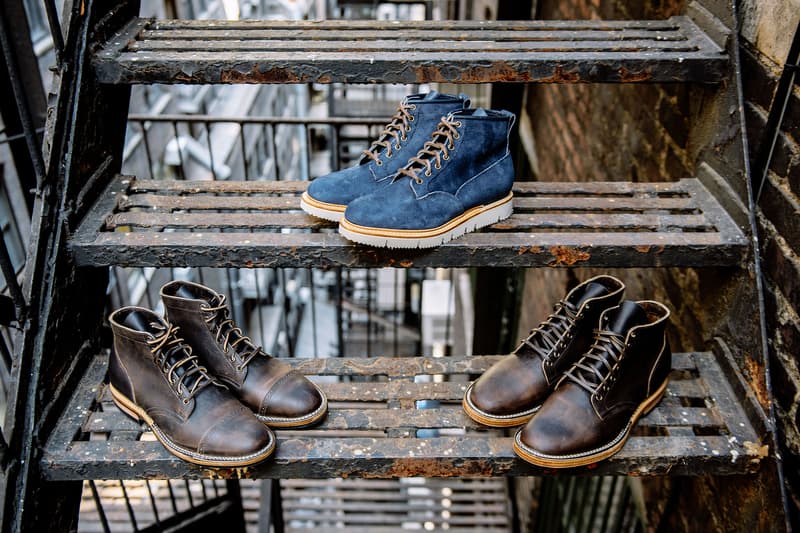 3sixteen x Viberg 2016 F/W Boots brown blue