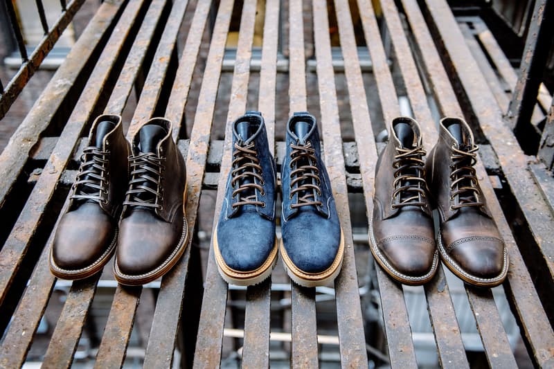 3sixteen x Viberg 2016 F/W Boots brown blue