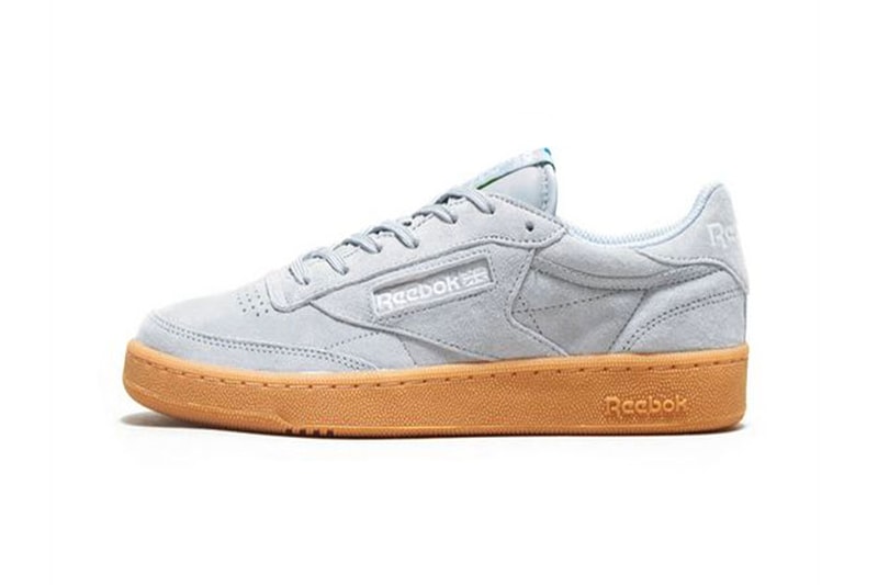 Reebok Classic Club C Indoor Suede Black Grey Navy Blue