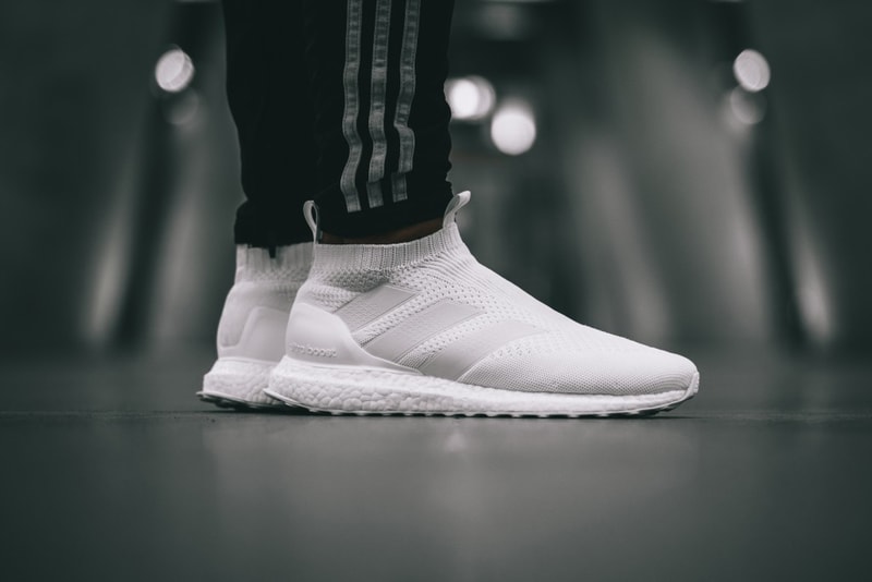 adidas PureControl Ultra Boost Triple White City Sock