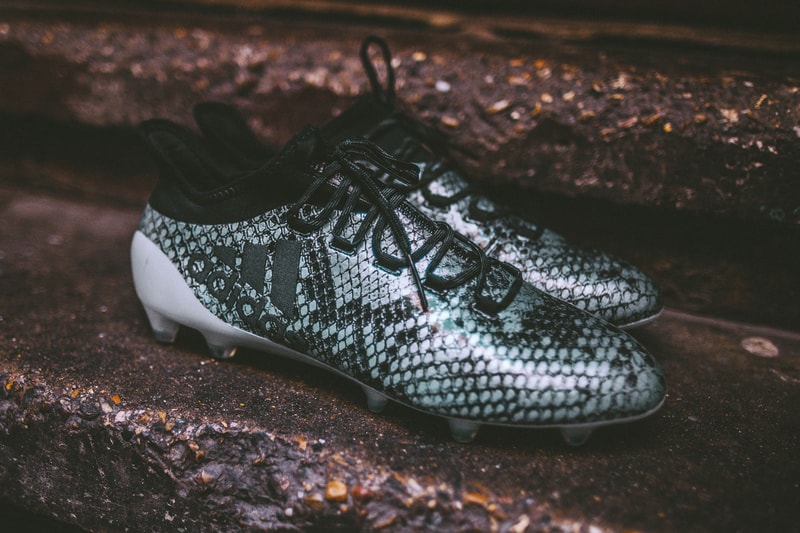 adidas Soccer Viper Pack  X16+ PURECHAOS snakeskin blue boot