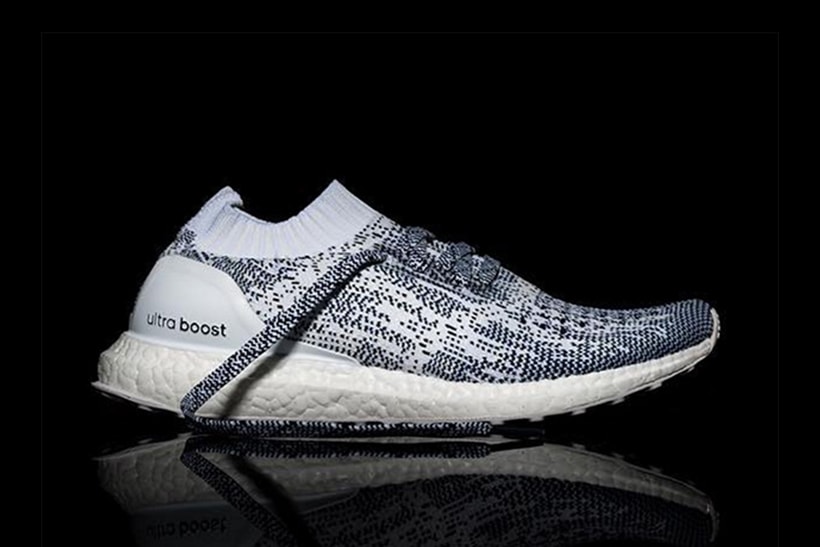 The adidas Ultra Boost Uncaged Gets An "Oreo" Iteration black white upper laces white midsole boost technology