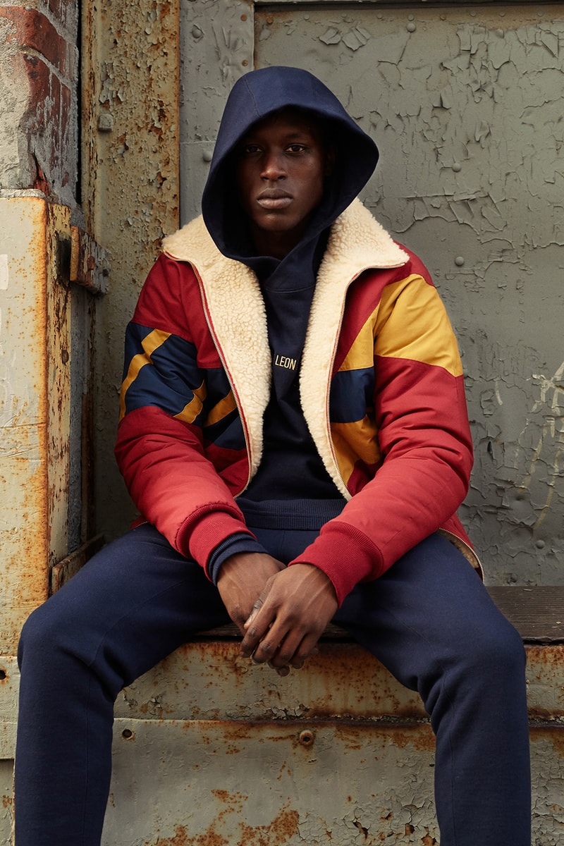 Aimé Leon Dore 2016 FW Lookbook sherpa navy red yellow