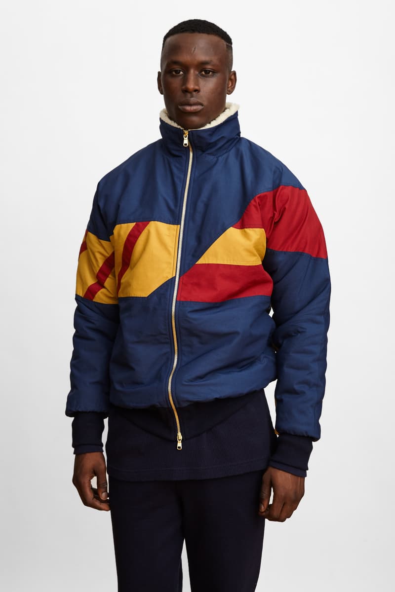 Aimé Leon Dore 2016 FW Lookbook sherpa navy red yellow