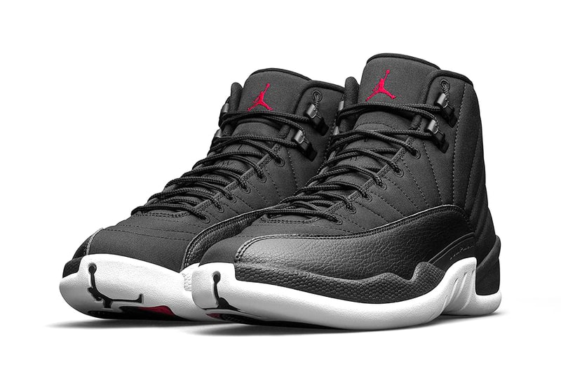 Air Jordan 12 Retro Black Nylon
