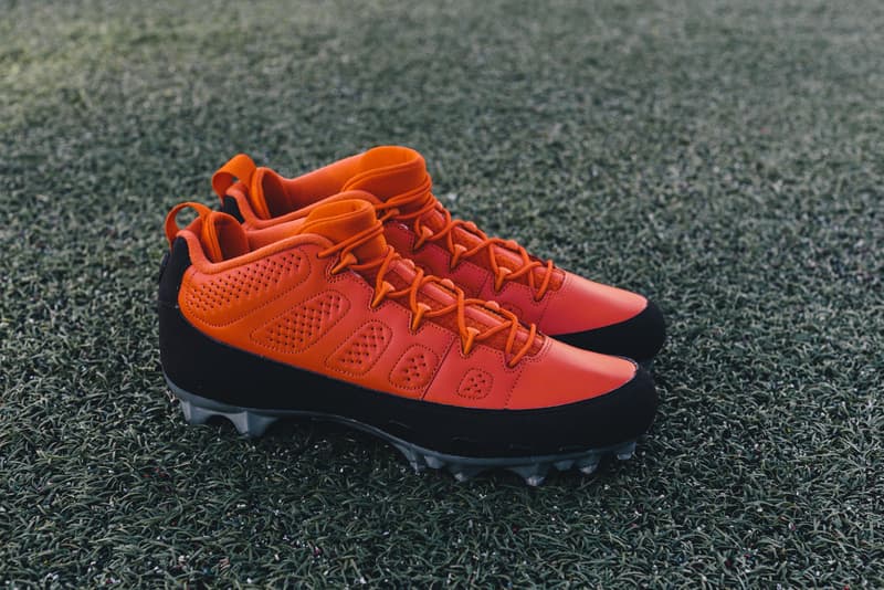 Custom Air Jordan IX Cleats