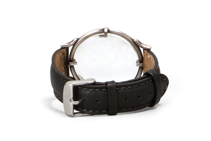 Ann Demeulemeester BLACK LOUPE BRACELET leather sterling silver