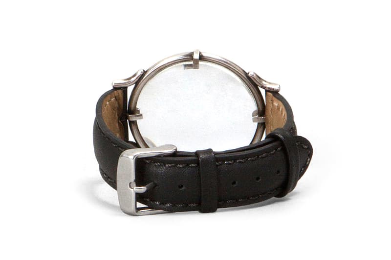Ann Demeulemeester BLACK LOUPE BRACELET leather sterling silver