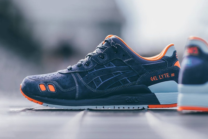 PENSOLE x Asics GEL-Lyte III navy blue orange