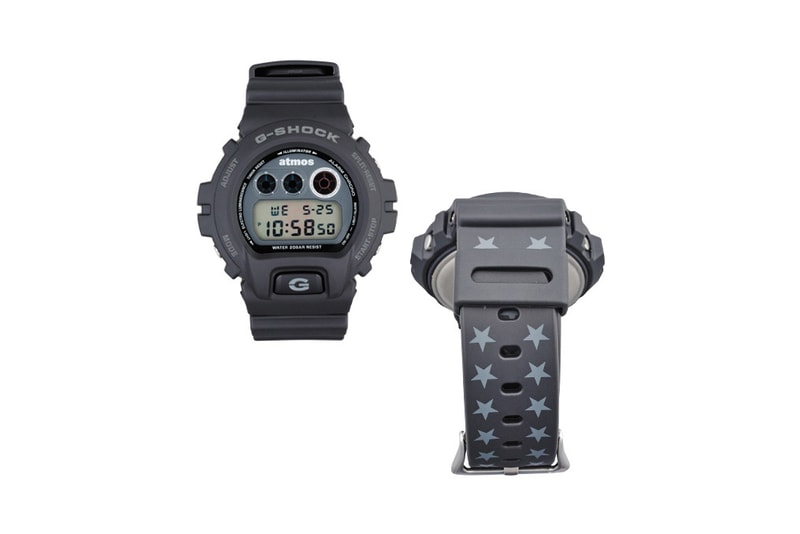 Medicom toy bearbrick g shock watch atmos japan collection black stars