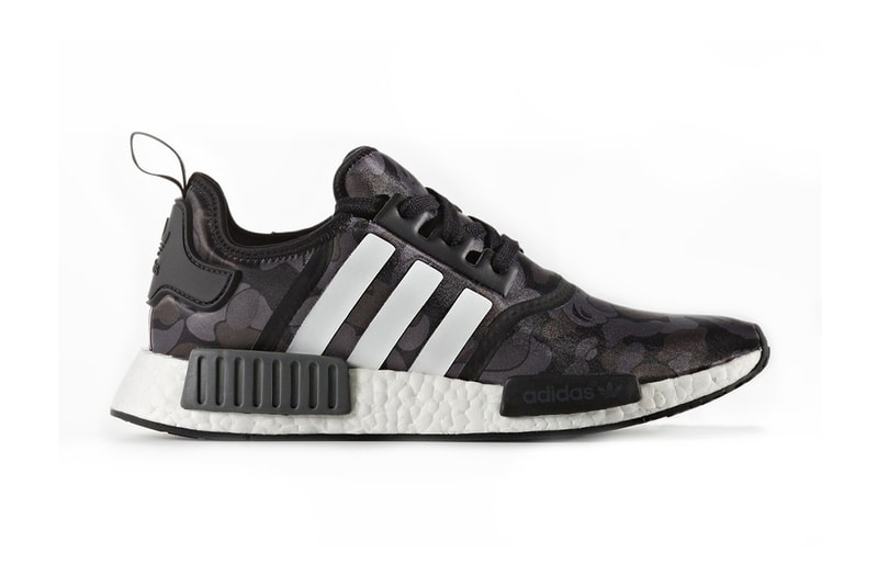 BAPE x adidas NMD R1 Camo Black Olive