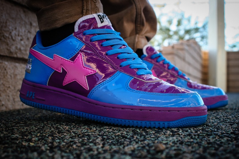 A Bathing Ape Bapesta Silver Surfer