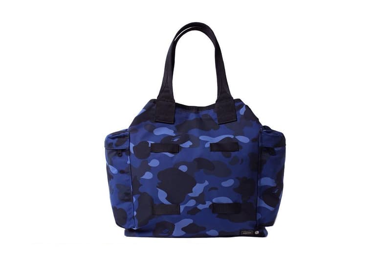 BAPE x PORTER 2016 Color Camo Print red blue