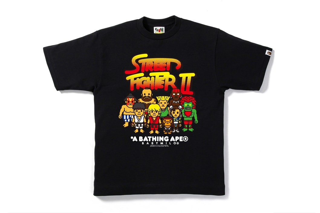 BAPE 'Street Fighter' Collection black yellow red