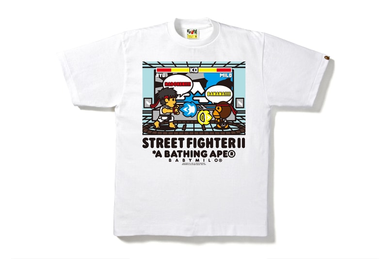 BAPE Capcom Street Fighter Ryu Tee Black Men's - US