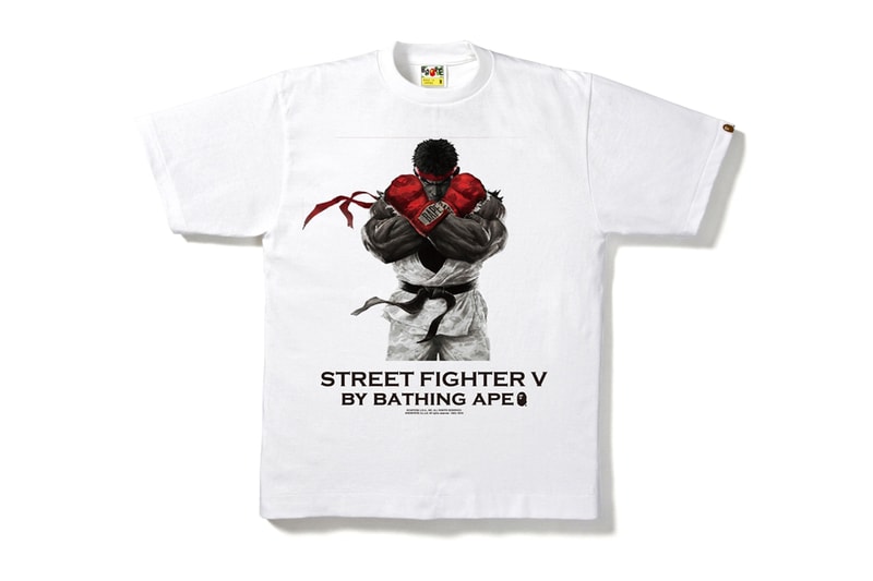 BAPE Capcom Street Fighter Ryu Tee Black Men's - US