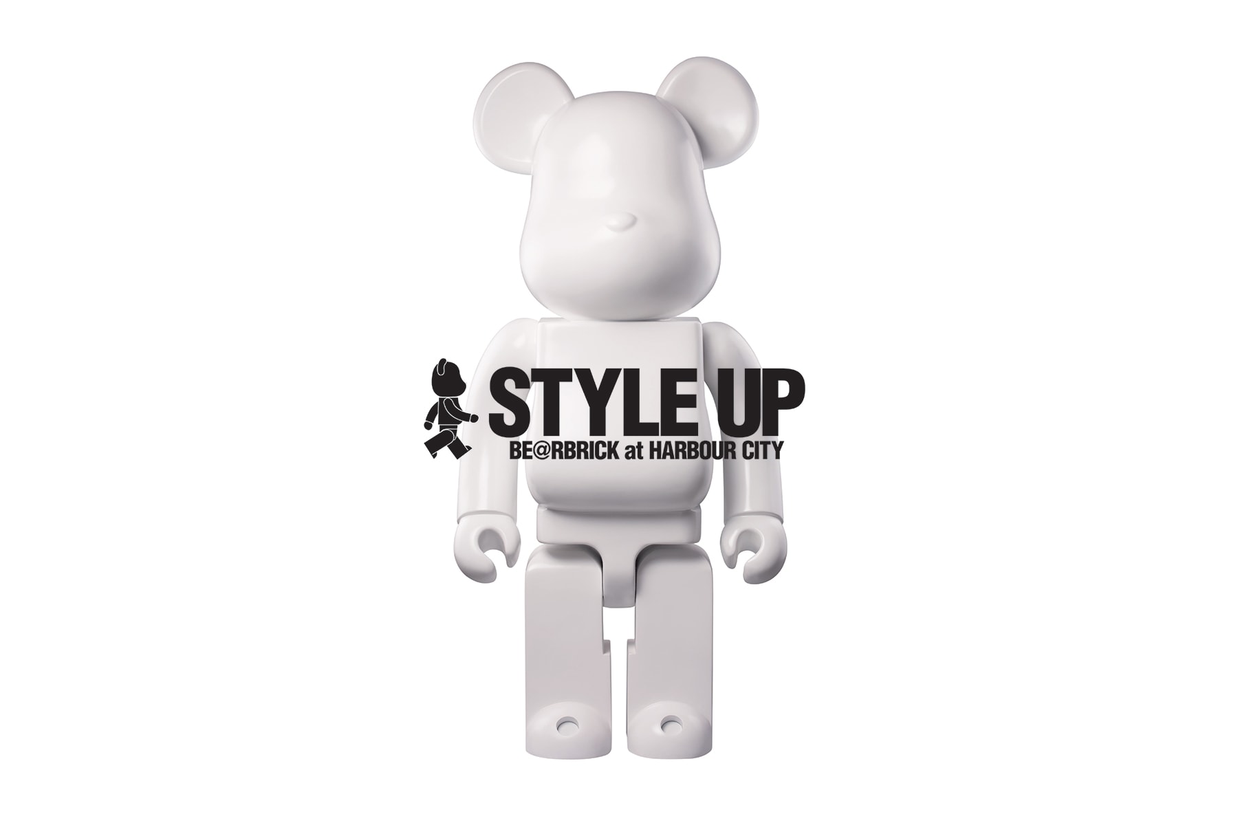 Bearbrick "Style Up" Group Exhibition white bear