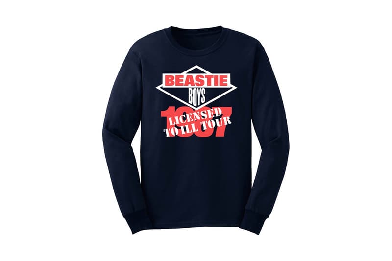 Beastie Boys Licensed To Ill Merch t shirts black red