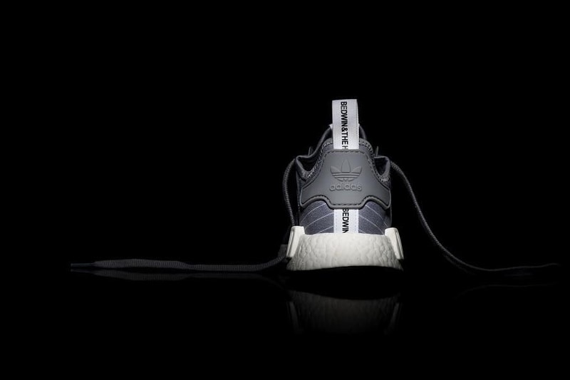 BEDWIN & THE HEARTBREAKERS x adidas NMD R1 grey white stripes