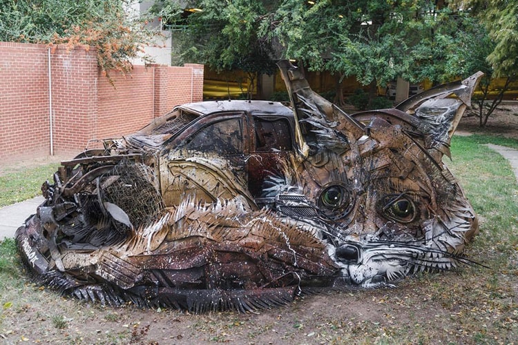 Take a Look at These Animalistic Trash Sculptures Popping up Around the Globe