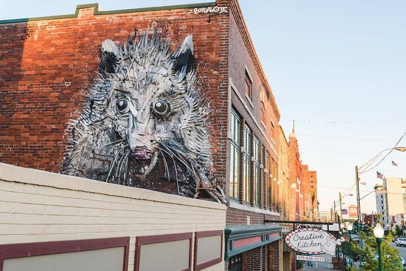 Bordalo II Animal Trash Sculptures foxes Portuguese artist globe world art spray paint waste