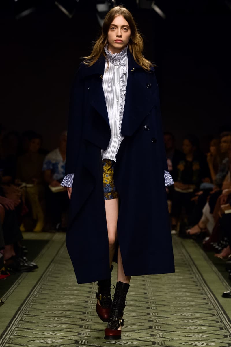 Burberry 2016 september collection runway show
