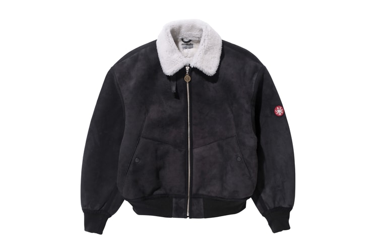 C.E Drops a Luxurious Sheepskin Bomber Jacket