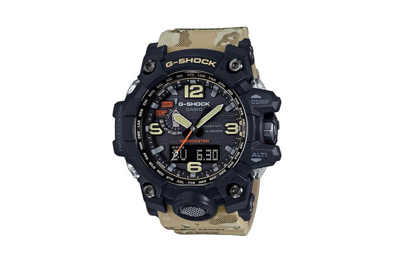 Casio G-Shock Master in Desert Camouflage Collection