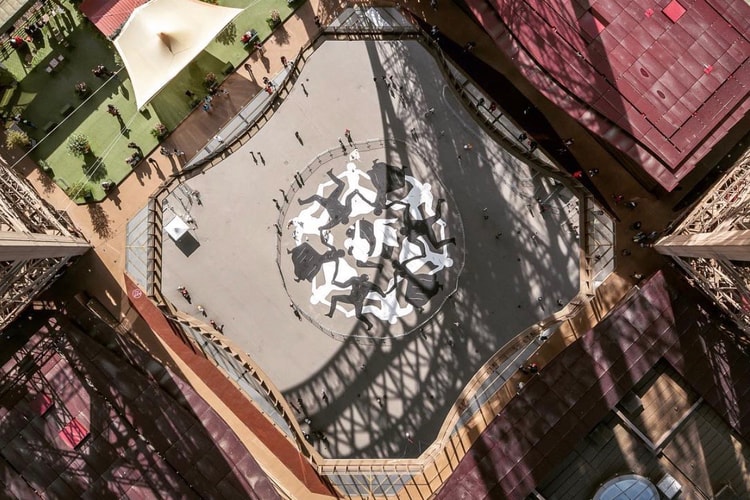 Cleon Peterson Creates the First-Ever Mural to Appear Below the Eiffel Tower