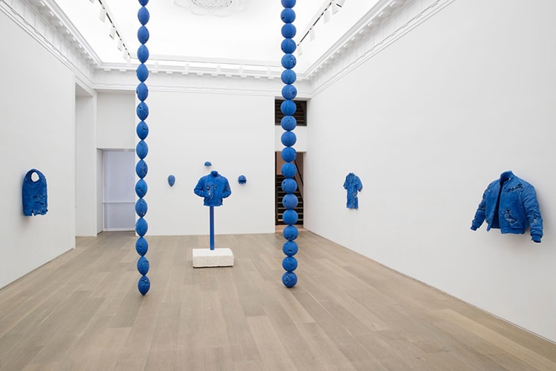 Daniel Arsham Circa 2345 purple blue exhibition