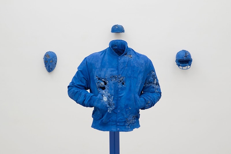 Daniel Arsham Circa 2345 purple blue exhibition