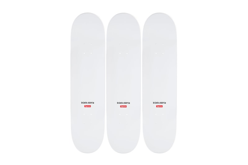 Dash Snow Supreme Fall Winter 2016 Collection Skate Decks T-Shirts