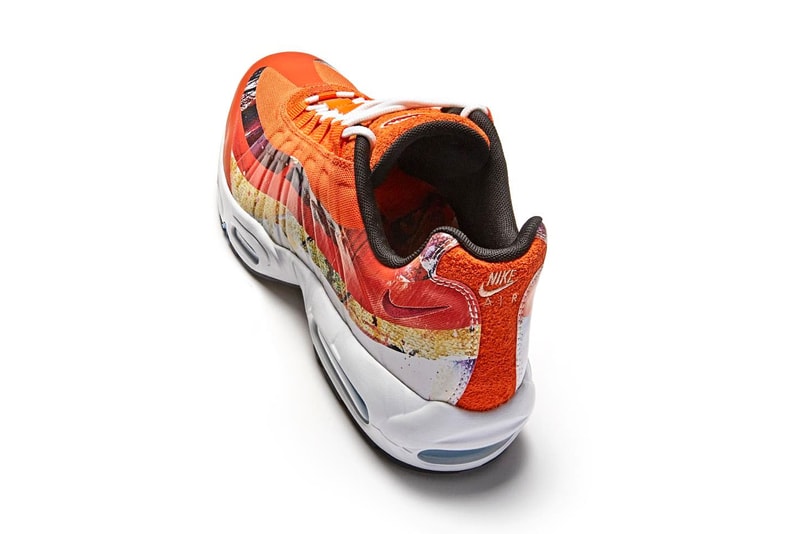 Dave White Nike air max 95 painting artist british rainbow mulit-coloured