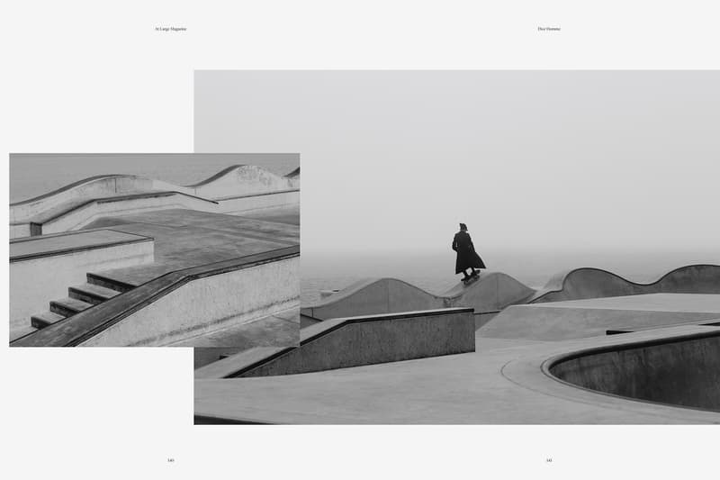 Dior Homme 2016 FW Campaign black white skatepark