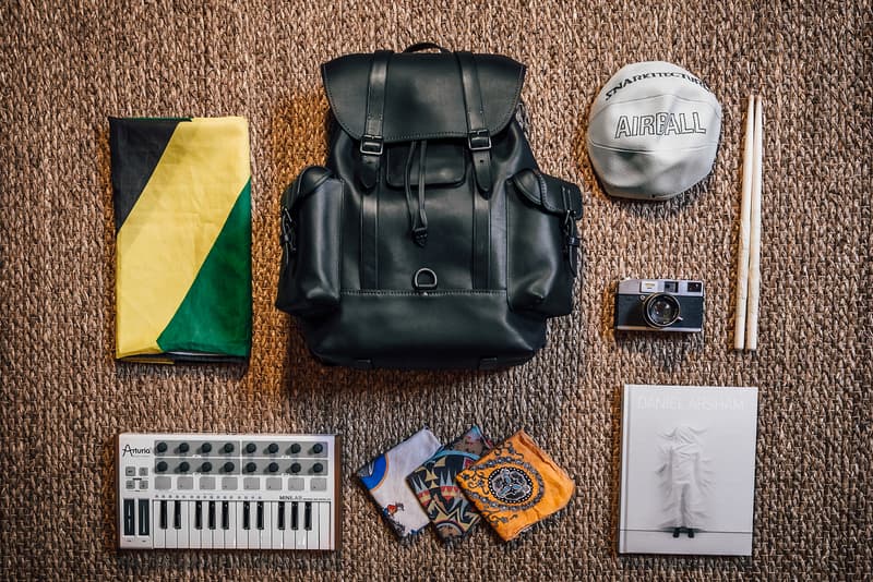 melo-x bandana jamaican flag snarkitecture air ball daniel arsham midi keyboard