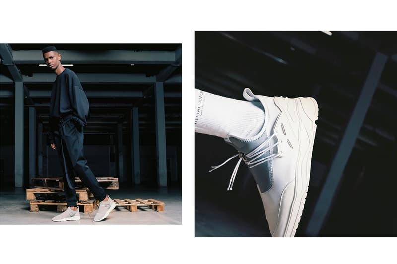 Filling Pieces "Inner Circle" Fuse Runner Low High Astro Runner Low Top Lee Fabien Montique vintage Hasselblad camera lookbook editorial