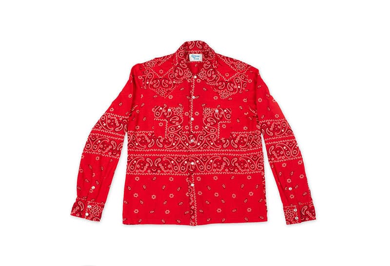 Gimme 5 Cut Sew Bandana Shirt elephant print navy black red