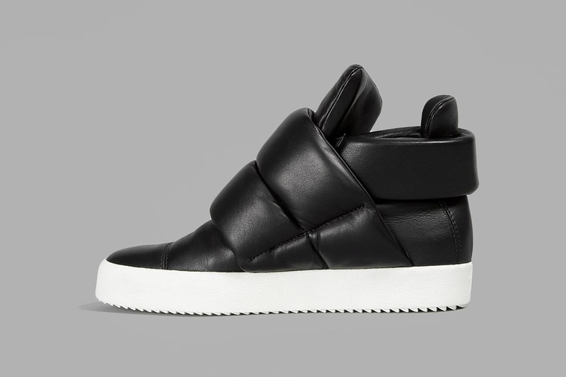 Giuseppe Zanotti High Top Sneakers black nappa leather