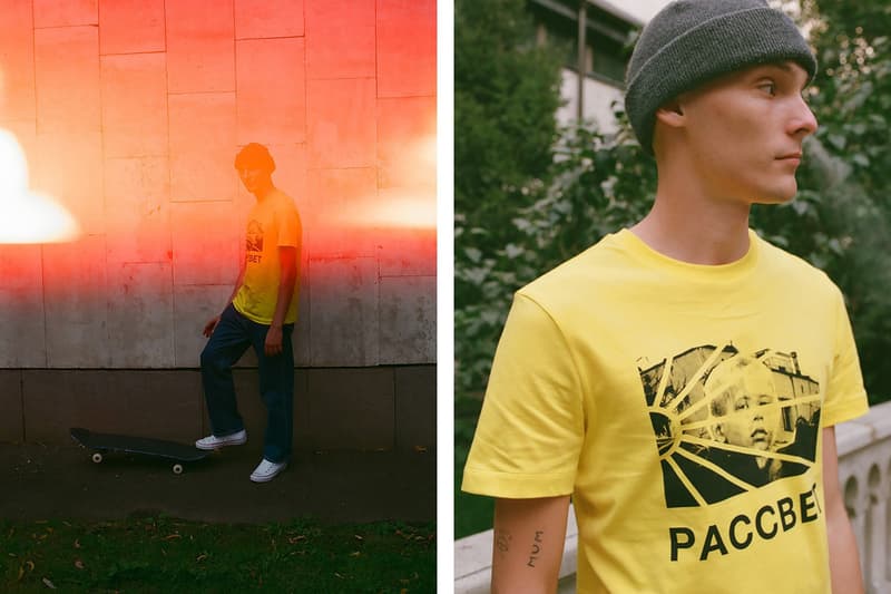 Gosha Rubchinskiy Launches New Skate Brand Label PACCBET skateboarding clothes tees shirts lookbook Tolia Titaev